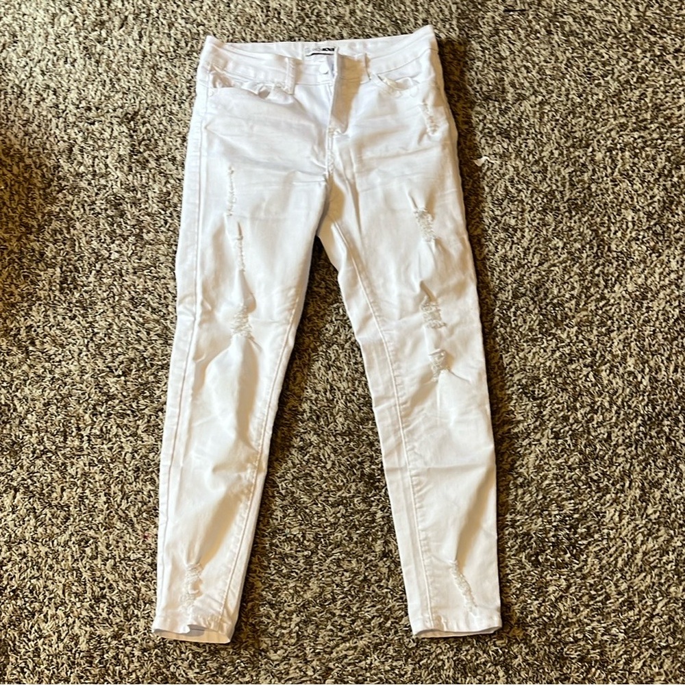 Fashion Nova Classic White Jeans